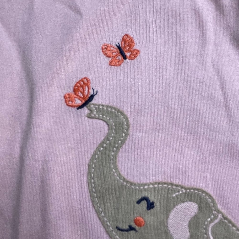NWt 5T 5 o 4t 4 ELEPHANTs carters pajamas summer EASTER circus spring birthday - Picture 5 of 9